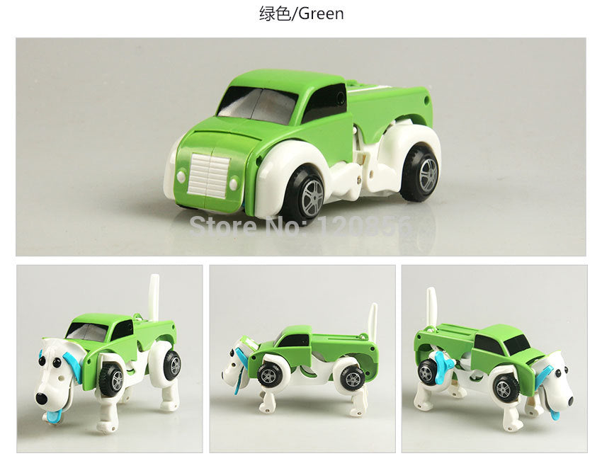 Automatic Transforming Dog Windup Toy