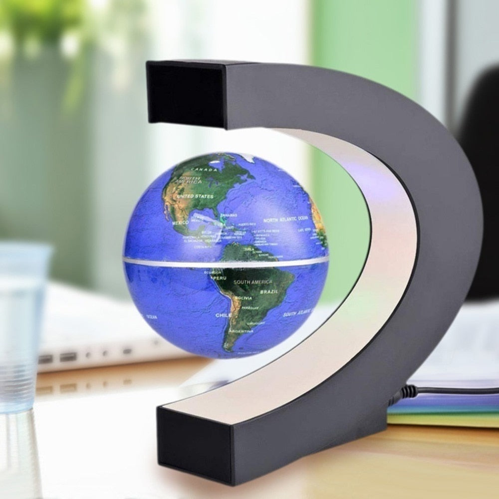 Anti-gravity Floating and Rotating Globe