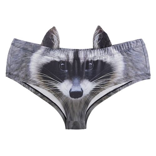 3D Animal Print Underwear