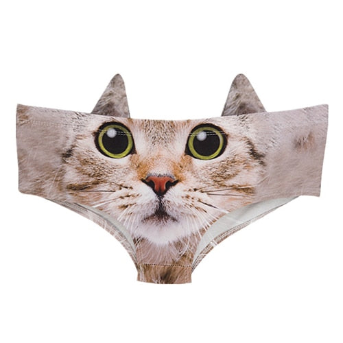3D Animal Print Underwear