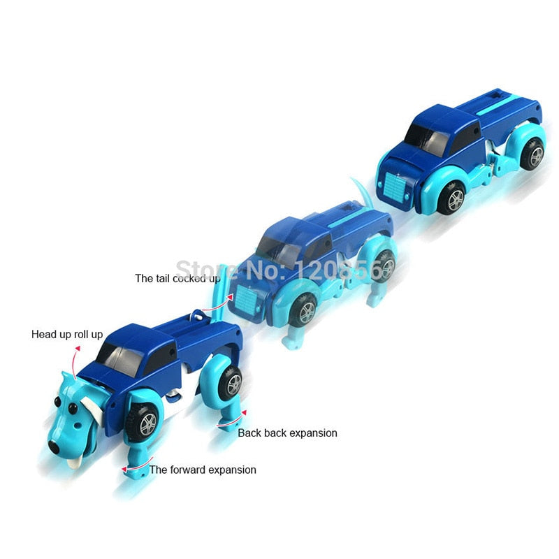 Automatic Transforming Dog Windup Toy
