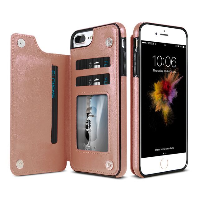 Retro Leather Phone Case and Card Holder